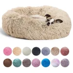 40-90cm 6 Sizes Round Pet Bed for Large Dog Bed Super Soft