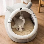 Deep Sleep Cat Bed Cartoon Pet Bed Foldable Removable Washable - Image 4
