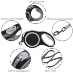 Long Strong Pet Leash For Large Dogs Durable Nylon Retractable - Image 3